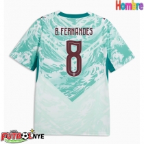 Camiseta Portugal Bruno Fernandes #8 Visitante Equipación Mundial 2026 manga corta